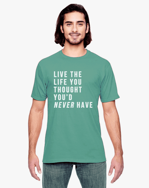 "Live the Life" Motivation Short Sleeve T-Shirt (Unisex)