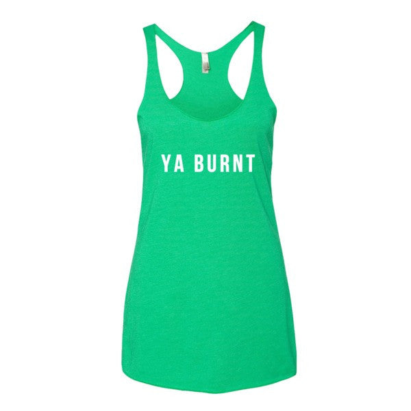 Women's Ya Burnt Graphic Tank Top -  - Envy / XS - srce threads - 8