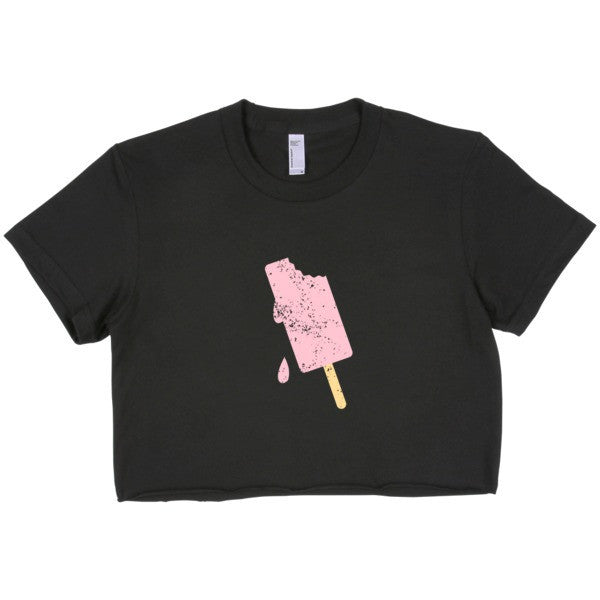 Women's "Summer Drip" Vintage Ice Cream Crop Top -  - S - srce threads