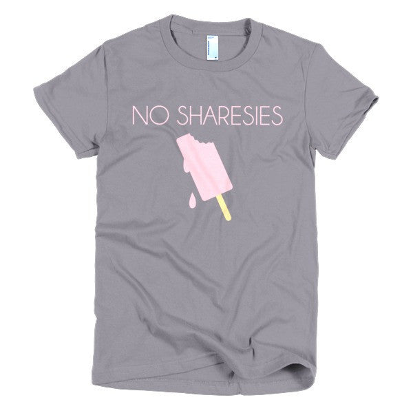 Women's "No Sharesies" Summer Drip Vintage Ice Cream Racerback T-Shirt -  - Slate / S - srce threads - 6