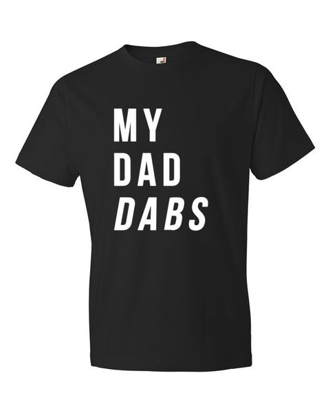 Short Sleeve My Dad Dabs T-Shirt -  - Black / S - srce threads - 2