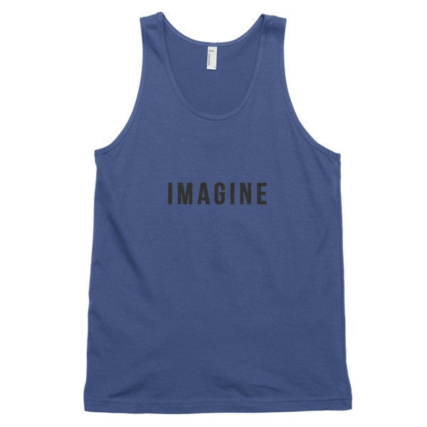 Classic Imagine Graphic Tank Top (Unisex) -  - Lapis / XS - srce threads - 4