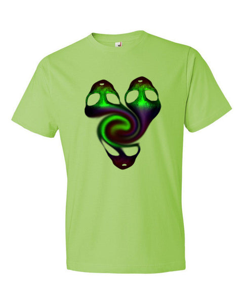 Short Sleeve Trippy Psycho Tri Alien T-Shirt -  - Key Lime / S - srce threads - 10