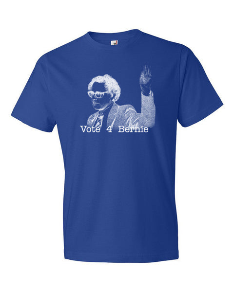 Short Sleeve Negative Bernie Rally T-Shirt (Unisex) - Vintage Throwback Style Rally Design -  - Royal Blue / S - srce threads - 7