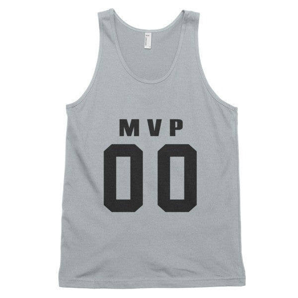 Classic "MVP Double Zero" Tank Top (unisex) -  - New Silver / XS - srce threads - 8