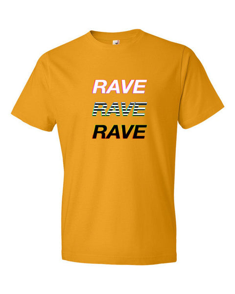 Short Sleeve Trip RAVE t-shirt -  - Gold / S - srce threads - 14
