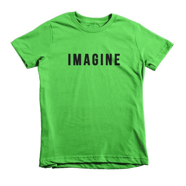 Short Sleeve Imagine Graphic Kids T-Shirt -  - Grass / 2yrs - srce threads - 9