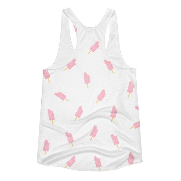 Women's Summer Popsicle Vintage Racerback Tank Top -  -  - srce threads - 2