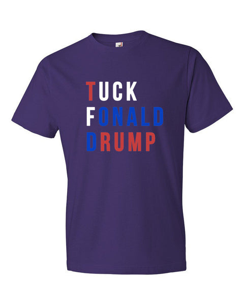 Tuck Fonald Drump Presidential Short Sleeve T-shirt (Unisex) -  - Purple / S - srce threads - 6