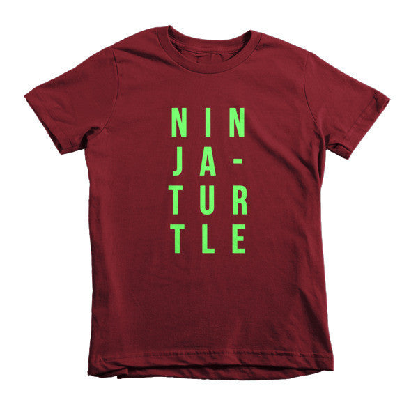 Short Sleeve Ninja-Turtle Kids T-Shirt -  - Cranberry / 2yrs - srce threads - 15