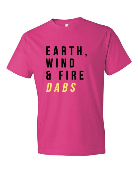 Short Sleeve Earth Wind Fire Dabs T-Shirt -  - Hot Pink / S - srce threads - 13