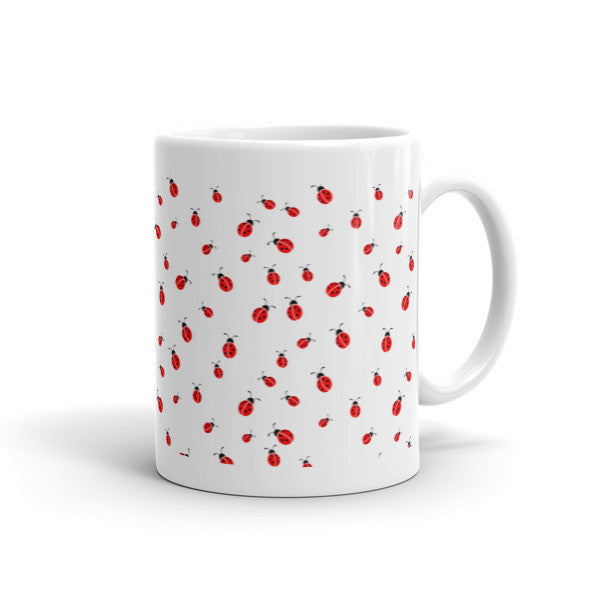 Ladybug Mug -  - 11oz - srce threads - 1