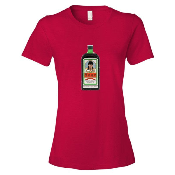 Women's "Jagr - Liquer of the Hockey Gods" Short Sleeve T-Shirt -  - Red / S - srce threads - 18