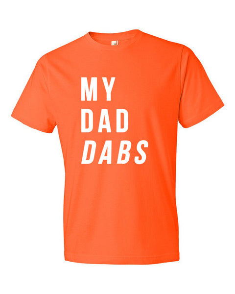 Short Sleeve My Dad Dabs T-Shirt -  - Orange / S - srce threads - 12