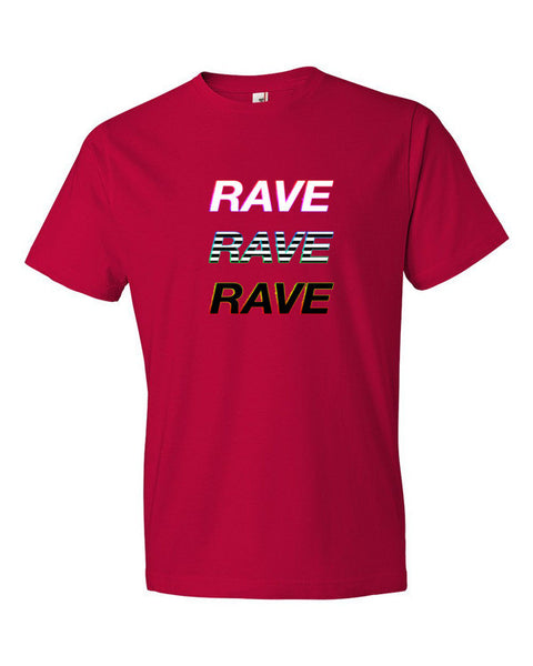 Short Sleeve Trip RAVE t-shirt -  - Red / S - srce threads - 16