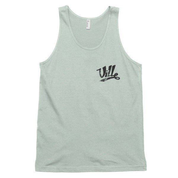 SRCE "Ville Vintage" Series Classic Tank Top (Unisex) -  - Ash Grey Sea Foam / XS - srce threads - 6