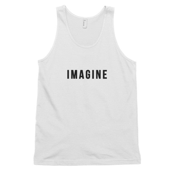 Classic Imagine Graphic Tank Top (Unisex) -  - White / XS - srce threads - 1