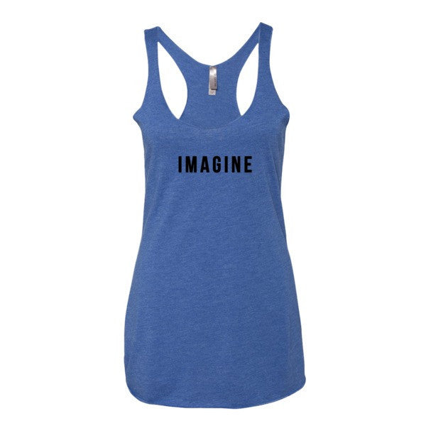 Women's Imagine Graphic Tank Top -  - Vintage Royal / XS - srce threads - 6