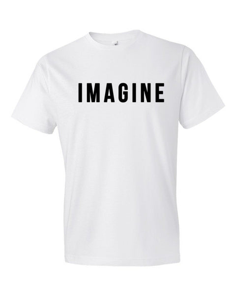 Short Sleeve Imagine Graphic T-Shirt -  - White / S - srce threads - 6