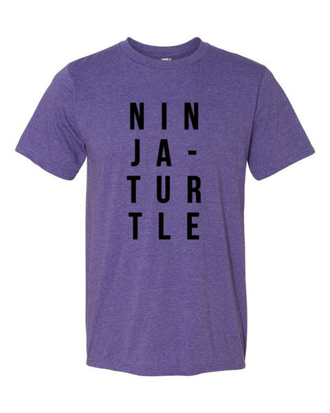 Short Sleeve Ninja-Turtle T-Shirt -  - Heather Purple / S - srce threads - 2