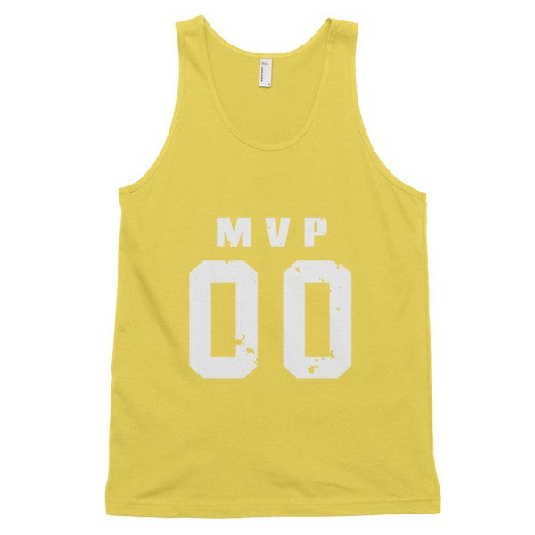 Classic MVP Double Zero White Tank Top (Unisex) -  - Sunshine / XS - srce threads - 11