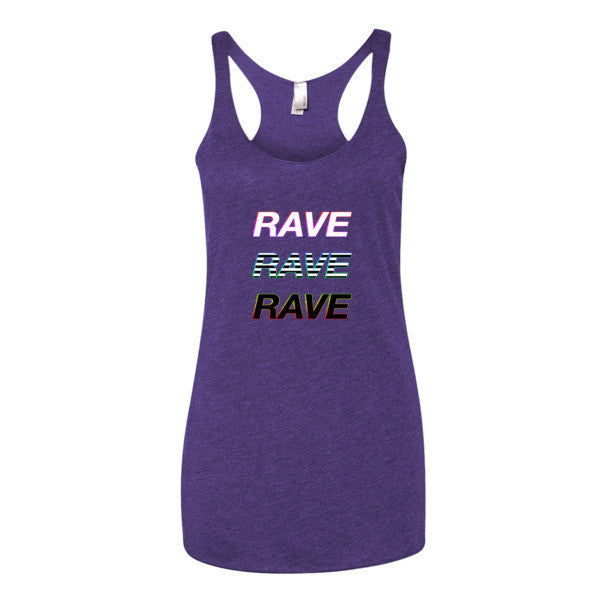 Women's Trip RAVE Tank Top -  - Purple Rush / XS - srce threads - 4