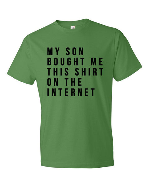 Short Sleeve My Son Bought Me This On the Internet T-Shirt -  - Green Apple / S - srce threads - 5