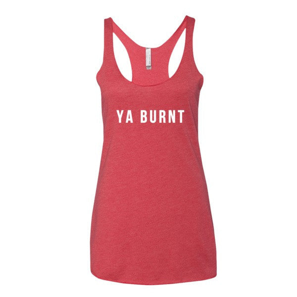 Women's Ya Burnt Graphic Tank Top -  - Vintage Red / XS - srce threads - 11