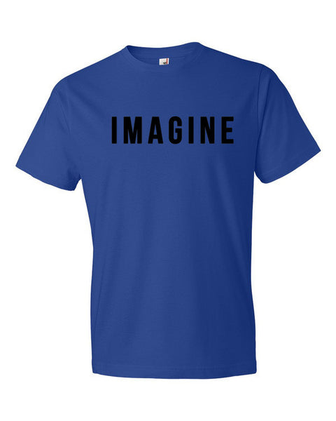 Short Sleeve Imagine Graphic T-Shirt -  - Royal Blue / S - srce threads - 7