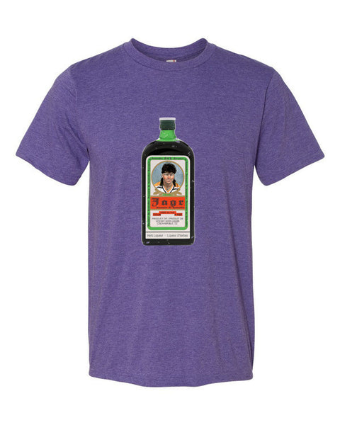 "Jagr - Liquer of the Hockey Gods" Short Sleeve T-Shirt (Unisex) -  - Heather Purple / S - srce threads - 6