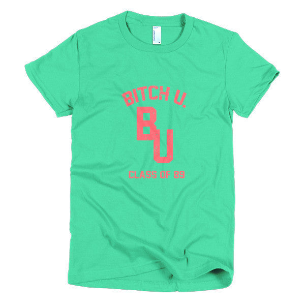 Women's Classic "Bitch U. Class of 89'" Vintage T-Shirt (Unisex) -  - Mint / S - srce threads - 13