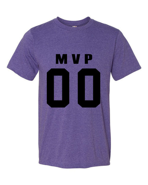 Short Sleeve "MVP Double Zero" T-Shirt (Unisex) -  - Heather Purple / S - srce threads - 4