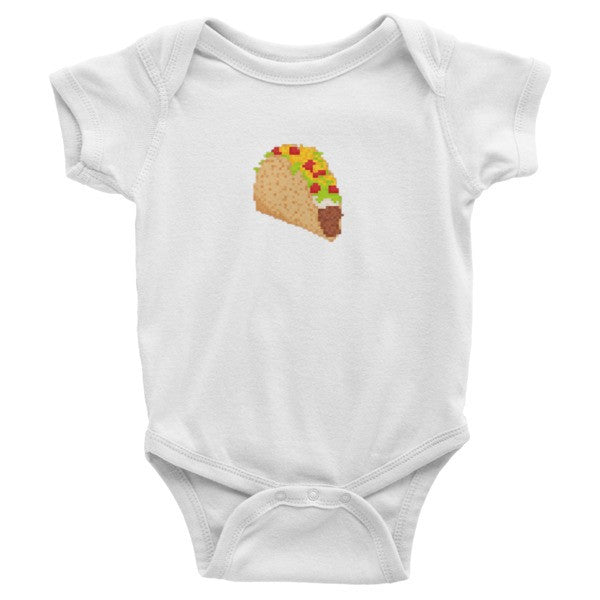 Retro Taco Baby Onesie -  - White / 3-6m - srce threads - 2