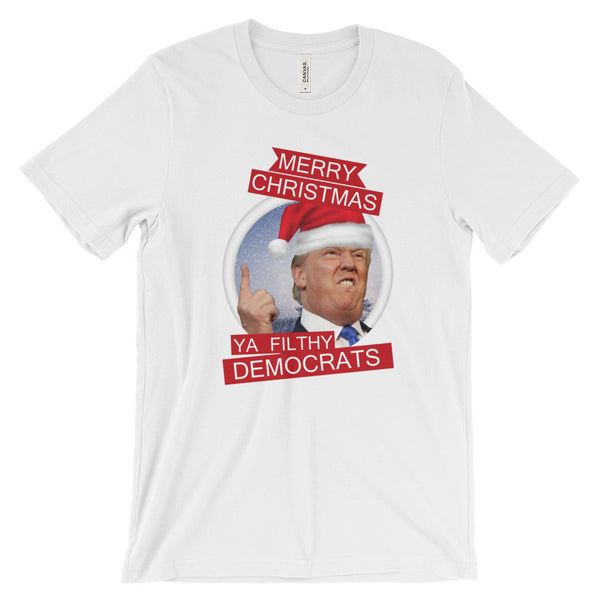 the Donald "Filthy Democrats" Short Sleeve T-Shirt (Unisex)