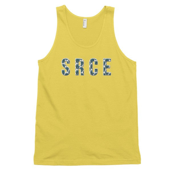 Classic SRCE Alien Blue Over Design Tank Top (Unisex) -  - Sunshine / XS - srce threads - 12