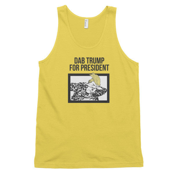 "Dab Trump for President" Classic Tank Top (Unisex) -  - Sunshine / XS - srce threads - 9