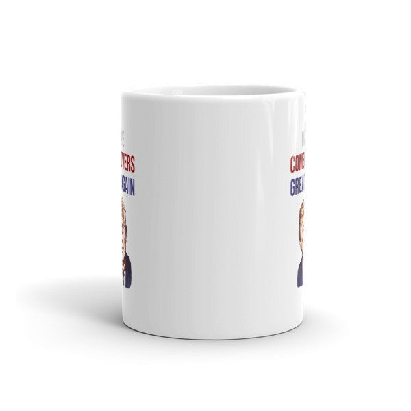"Make Comb-oves Great Again" Donald Mug -  -  - srce threads - 4