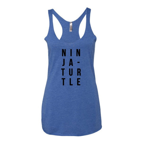 Women's Ninja-Turtle Racerback Summer Tank Top -  - Vintage Royal / XS - srce threads - 1