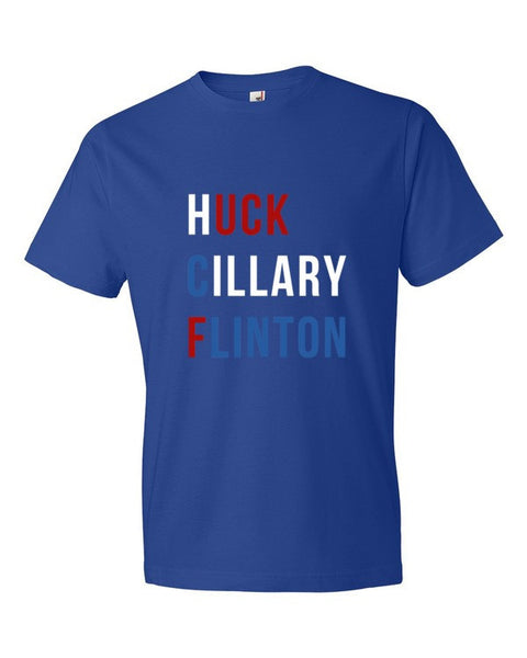 "Huck Cillary Flinton" Say What You Mean Short Sleeve T-Shirt -  - Royal Blue / S - srce threads - 10