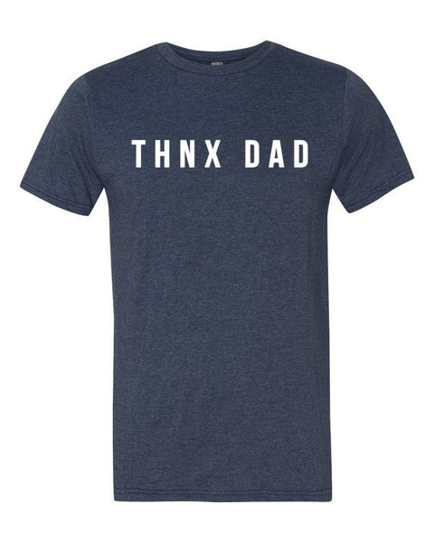 Short Sleeve THNX DAD Modern Father's Day T-Shirt -  - Heather Blue / S - srce threads - 4