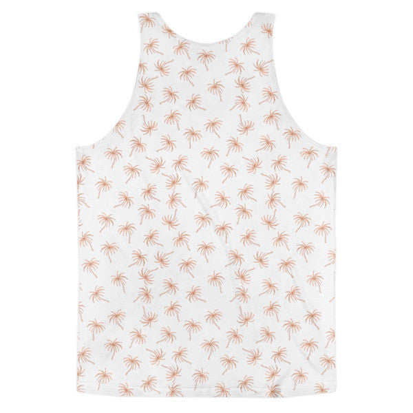 SRCE Trip Palm Orange Pattern Summer Tank (Unisex) -  -  - srce threads - 2