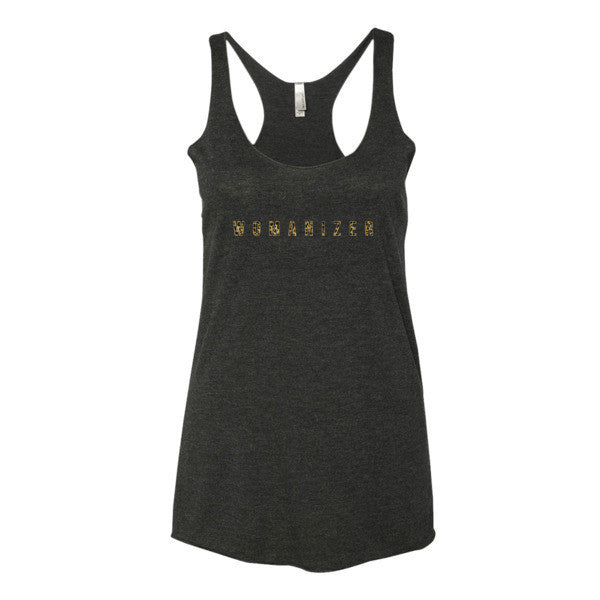 Women's Womanizer Leopard Print Tank Top -  - Vintage Black / XS - srce threads - 1