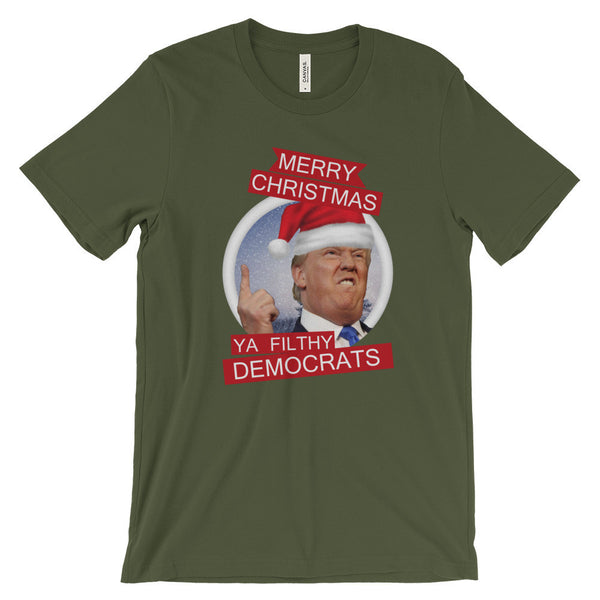 the Donald "Filthy Democrats" Short Sleeve T-Shirt (Unisex)
