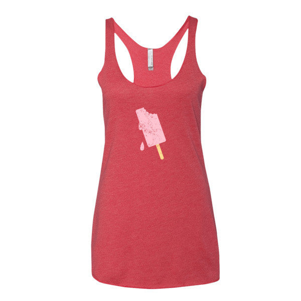 Women's "Summer Drip" Vintage Ice Cream Racerback Tank Top -  - Vintage Red / XS - srce threads - 11