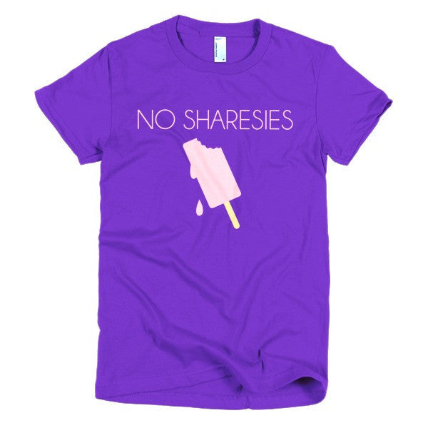 Women's "No Sharesies" Summer Drip Vintage Ice Cream Racerback T-Shirt -  - Purple / S - srce threads - 7