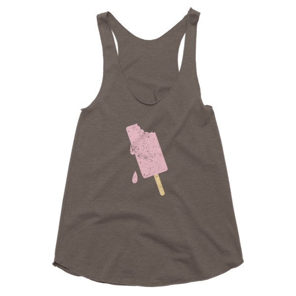 Women's "Summer Drip" Vintage Ice Cream 2 Racerback Tank Top -  - Tri-Coffee / XS - srce threads - 2