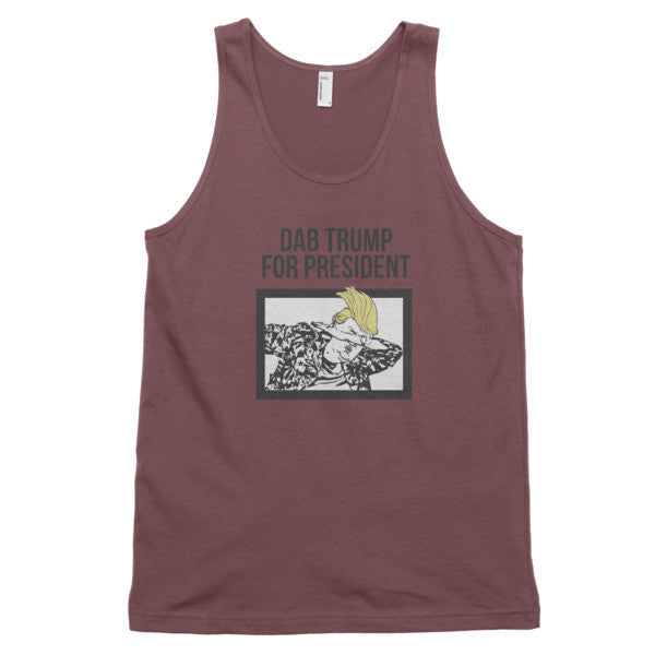 "Dab Trump for President" Classic Tank Top (Unisex) -  - Truffle / XS - srce threads - 8