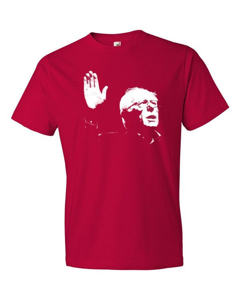 Short Sleeve Bernie Sketch Portrait T-Shirt - Vintage Throwback Style Rally Design -  - Red / S - srce threads - 16