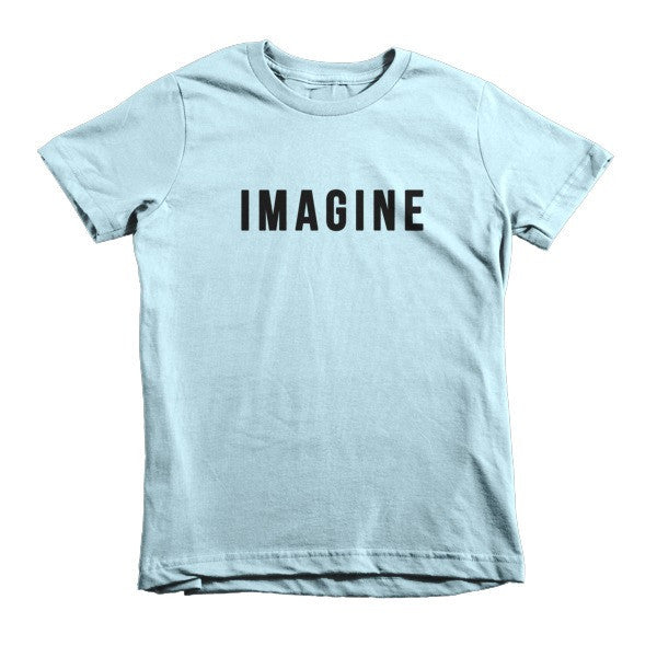 Short Sleeve Imagine Graphic Kids T-Shirt -  - Light Blue / 2yrs - srce threads - 1