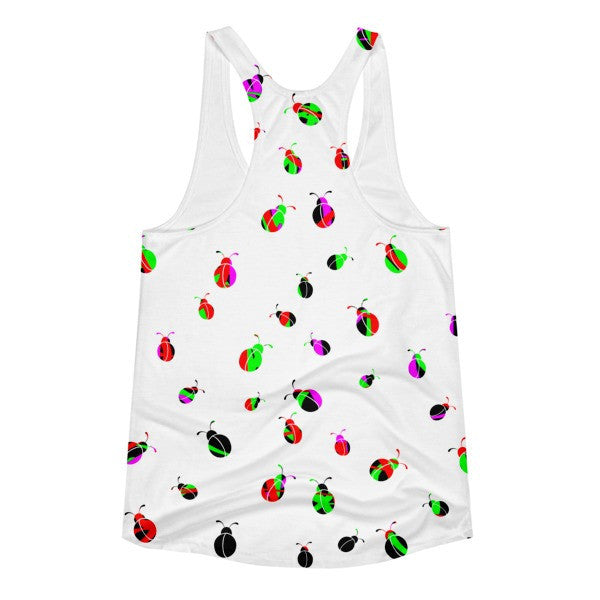 Women's Carnivale Bug Pop Neon Summer Racerback Tank -  -  - srce threads - 2